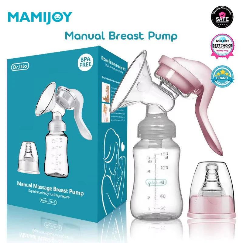 MAMIJO Breast Pump Baby Manual Suction Milk Pump