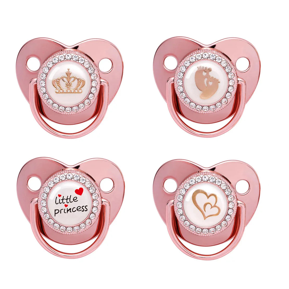 Newborn Pacifier BPA Free Infant Nipple, New Born Pacifiers For Babies I Love Mum Dad